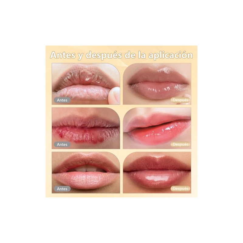 2PCS Labial Ajustable Por Ph Que Cambia De Color, Bálsamo