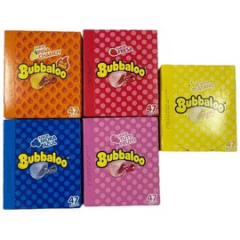 Bubbaloo 5 Sabores  Gum Bubblegum - Specification: Plátano