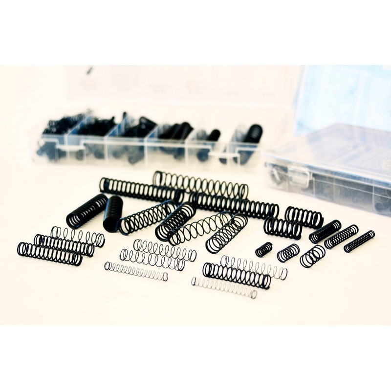 SWORDFISH 32030 114pc Black Oxide Finish Compression Spring Assortment