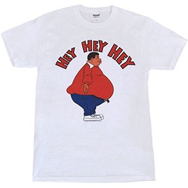 Animation Shops Fat Albert Hey Hey Hey T-Shirt-Large White