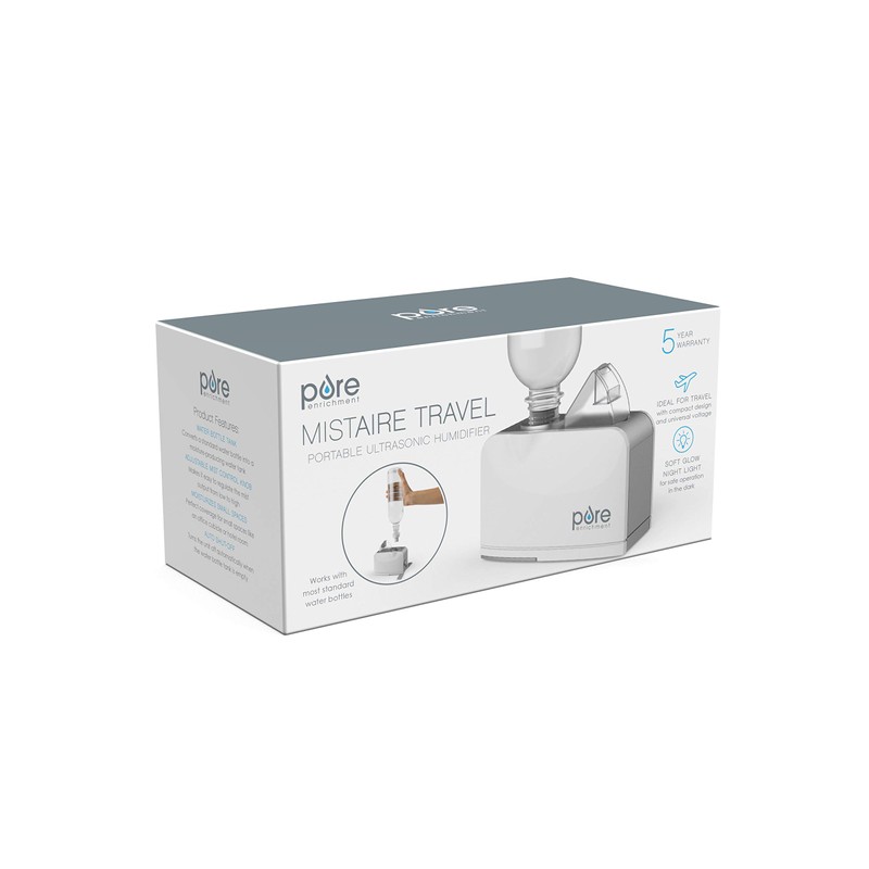 Pure Enrichment MistAire Travel - Ultrasonic Cool Mist Water Bottle