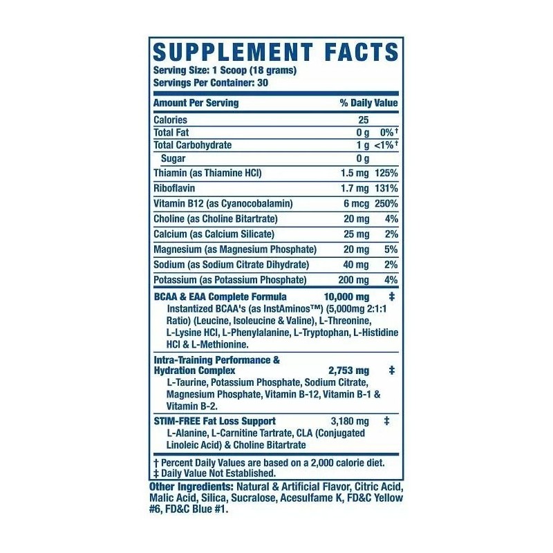 Ronnie Coleman Signature Series Amino Tone + EAA Blue Raspberry