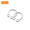 Sourcing Map 50 Pcs 304 Stainless Steel External Retaining Rings,