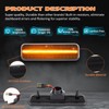 AreLokpri LED Front Side Marker Lights Compatible with Dodge Ram