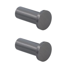 SAYAYO EGOY001Y-C-2P Stainless Steel Coat Hooks, Wall Hooks, Wall Hooks, Polished Wall Hooks for Bathroom, Kitchen, Bedroom, Pack of 2