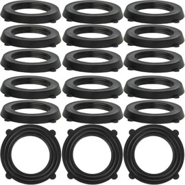 CTEAKOP 50 Pcs Garden Hose Washers, Rubber Water Pressure Washers Seals, Keep Washer Firmly Set, Hose Faucet Connectors for Self Locking Tabs (3/4")