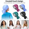 JoyRing - Gorras quirúrgicas para mujer, 4 gorras ajustables con