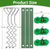 6PCS Tree Stake Kit, Heavy Duty Tree Support for Leaning
