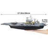 deAO Aircraft Carrier Toy Army Men with Scale Model Warplanes