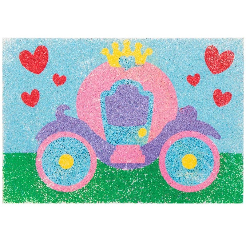 Baker Ross Immagini Principessa Sand Art (confezione da 8) -
