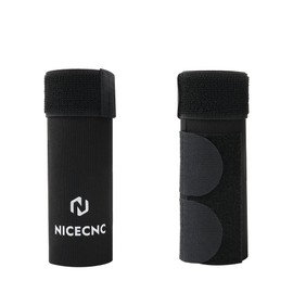 NICECNC 6" Fork Seal Protectors Universal Fork Cover Boots Compatible with 37-50mm Upside Down Forks Conventional Forks Compatible with V-Twin Sport Cruiser Adventure Touring Custom Dual Sport