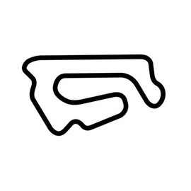 Mid America Motorplex Road Course Track Outline Vinyl Decal Race Track, Die Cut Vinyl Decal for Windows, Cars, Trucks, Tool Boxes, laptops, MacBook - virtually Any Hard, Smooth Surface