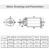Permanent Magnet DC Motor 12-24V 3500-7000RPM High Torque Reversible CW/CCW