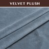 GAMUKAI 2 Pack Velvet Stretch Armrest Covers - Non Slip