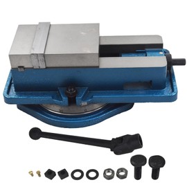 mitoharet 4 Inch CNC Milling Machine Vise Lockdown Bench Vise, With Base Clamp Vise, High Precision Clamping