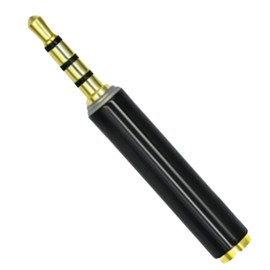 CNCTWO C235S435STOM 3-pole 0.1 inch (3.5 mm) female to 4-pole 0.1 inch (3.5 mm) stereo 3-pole headphones and earphones can be used by connecting to 4-pole terminals such as smartphones and tablets