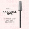 Makartt 5 in 1 Nail Drill Bits, 3/32" Shank Tungsten