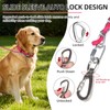 PUPTECK Chain Dog Leash Chew Proof, 2-in-1 Reflective with Soft