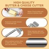 2Pcs Cheese Slicer & Butter Slicer Cutter for Block Cheese,