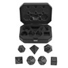 7pcs Electronic Dice LED Rechargeable with Charging Compartment Light Up