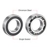 sourcingmap 2pcs Deep Groove Ball Bearing 6006RS Single Sealed, 30mm