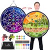 Lula Brands Dart Board for Kids w/Backpack, Shoot Sticky Darts,
