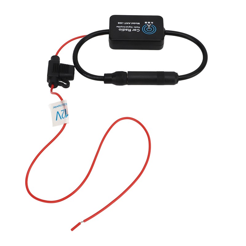 Car Stereo FM Radio Antenna Signal Booster Amplifier 25‑30dB Audio