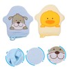 Gatuida 2Pcs Cartoon Bath Mitts Soft Shampoo Scrubber Towels for