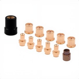 WeldingStop Plasma Electrode Tips Kit Compatible for Eastwood Versa-Cut 40 Cutter Torch 40Amps Trafimet CB50 Plasma Torch