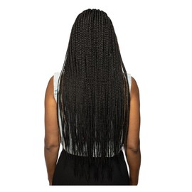 Mane Concept Red Carpet Synthetic Lace Wig - RCHB209 4x4 FREE PART BOX BRAID 30" (FM1B/30)