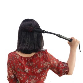 EASACE Afeitadora de extensión con longitud ajustable y maquinilla de afeitar, mango de afeitadora corporal, mango de cepillo de cuerpo para cepillado húmedo o seco, múltiples funciones afeitadora para espalda (negro)