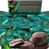 Dark Chocolate Mint Patties, 50 Count, Individually Wrapped Chocolate Covered