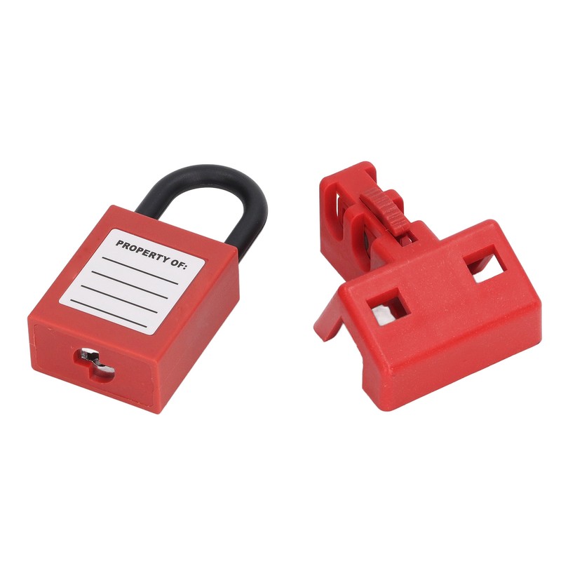 Circuit Breaker Lockout Double Pole Tagout Breaker Lock Device with