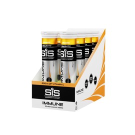 Science in Sport Immune Tabletten 160 Stk. Orange - Vitamin C Tabletten mit Eisen, Vegan & glutenfrei, Brausetabletten zur Unterstützung des Immunsystems