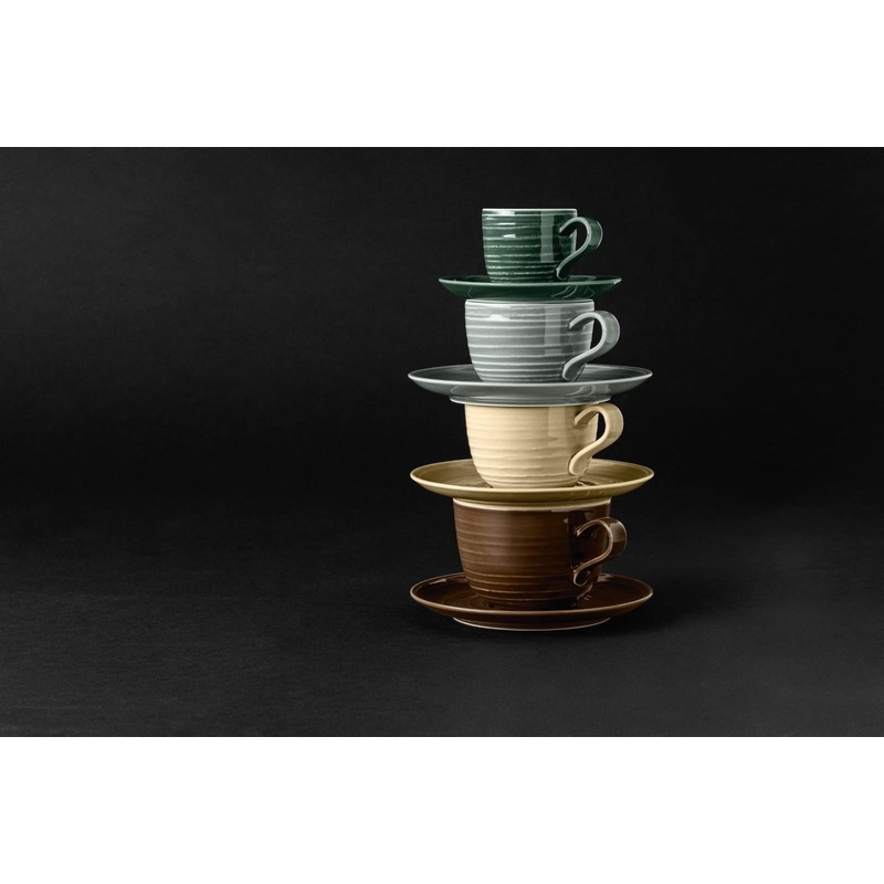 Seltmann Weiden 001.765001 Terra Earth Brown Plain Combination Saucer Large