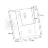 taymar Brochure Holder in Postcard Format DIN A6