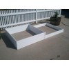 Handy Bed 4 x 4 Stack-able, White, Vinyl, Raised Garden