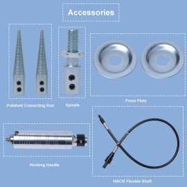 Haqqi TM-2 Jewelry Rock Polishing Buffer Machine Bench Lathe Polisher Kit Rock Tumbl