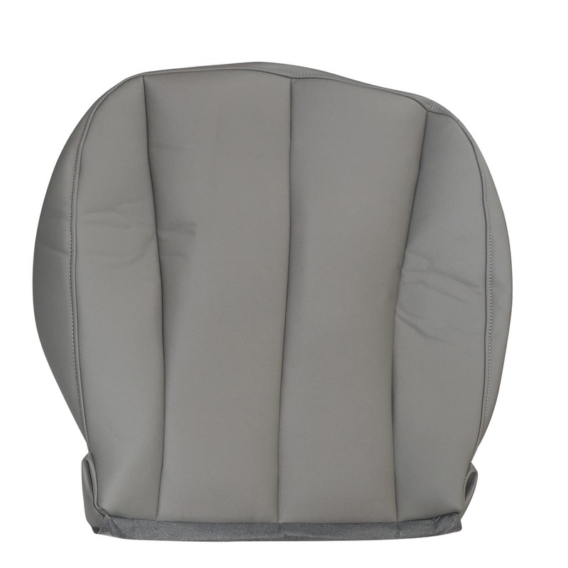 GXARTS Driver Side Bottom Replacement Leather Seat Cover Gray Compatible