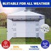 FANPAT Instant Canopy Tent SideWalls with 6 Pockets for 10x10