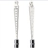 3 Pieces Taper Gage, Double Sided Stainless Steel Metric Scale