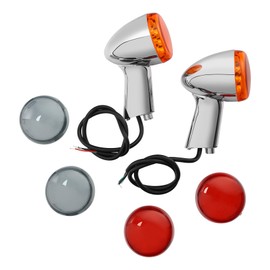 TCMT New Rear Turn Signals Lights Indicator Amber Fits For Harley Sportster 883 1200 1992-2022