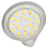 4PCS 18LED MR11 Light Bulb 3W 300LM Double Pin Base