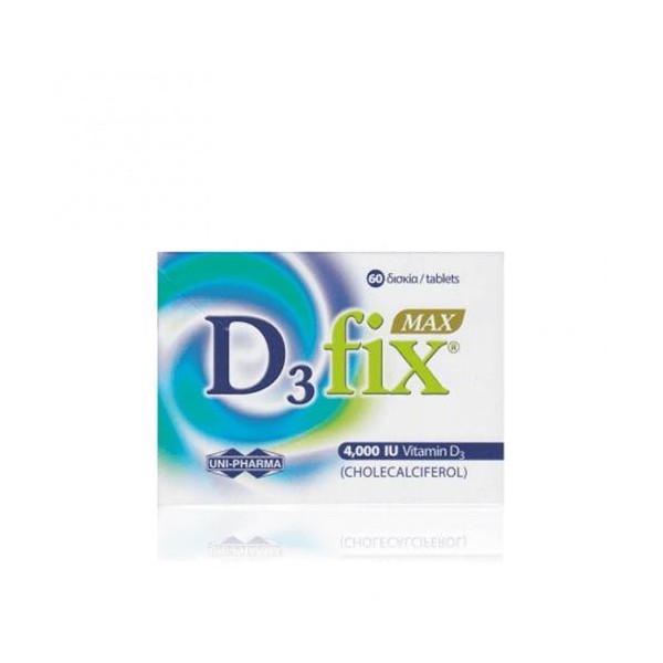Uni-Pharma D3 Fix MAX 4000IU 60 Tabs