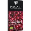 Pacari Cranberry Chocolate Bar - 1.76 oz. - 50 g.