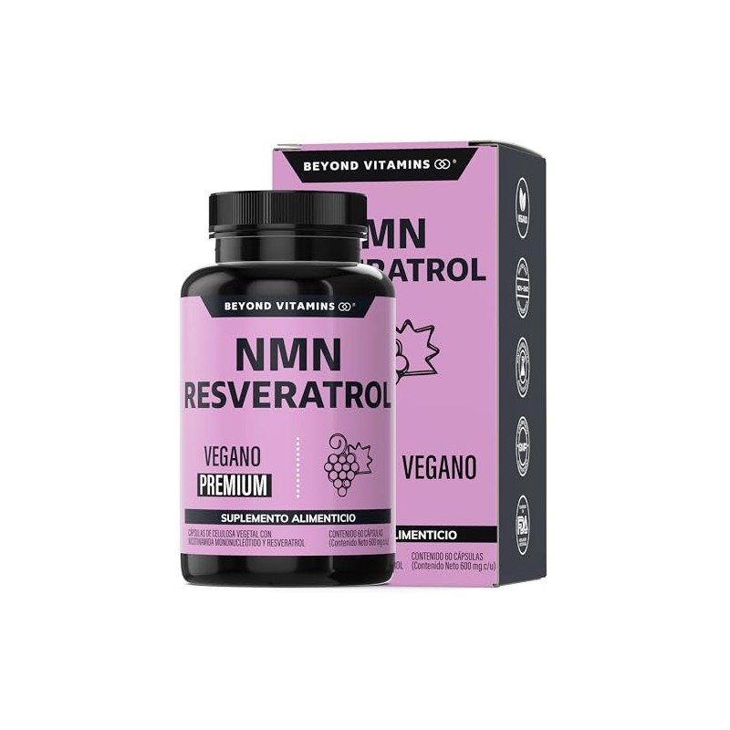 Nmn Resveratrol Betaína Hcl Quercetina Extracto Beyond Vitamins Producción Nad