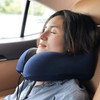 MLVOC Travel Pillow 100% Pure Memory Foam Neck Pillow, Comfortable
