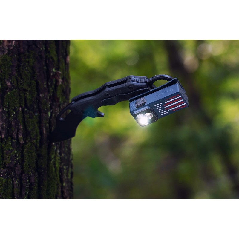 Olight Oclip Ultra Stars & Stripes Clip-On Light, Flood, Spot,