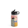 Deny Designs Water Bottle, Straw Lid 12 oz, sandrapoliakov FLOWERS