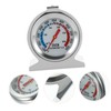 GRIRIW Oven Thermometer Stainless Steel Instant Read Baking Thermometer for